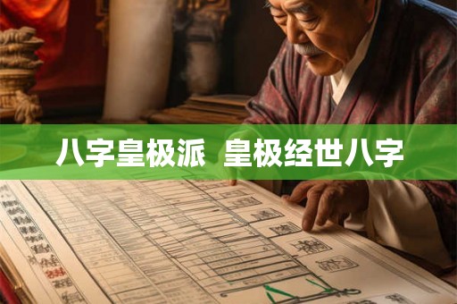 八字皇极派 皇极经世八字 八字皇极派 皇极经世八字