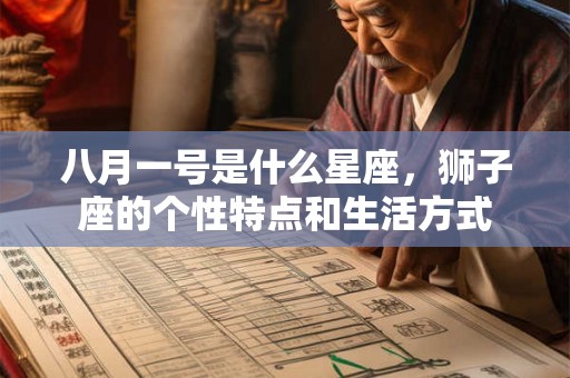 八月一号是什么星座，狮子座的个性特点和生活方式