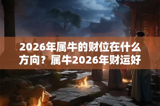 2026年属牛的财位在什么方向?属牛2026年财运好不好? 2026年属牛的财位在什么方向?属牛2026年财运好不好?