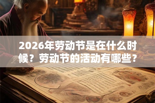 2026年劳动节是在什么时候？劳动节的活动有哪些？