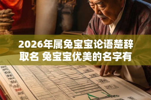 2026年属兔宝宝论语楚辞取名 兔宝宝优美的名字有哪些