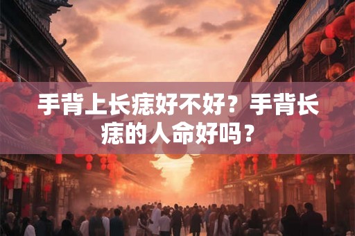 手背上长痣好不好？手背长痣的人命好吗？