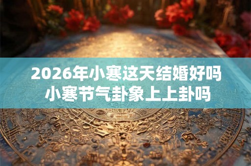 2026年小寒这天结婚好吗 小寒节气卦象上上卦吗