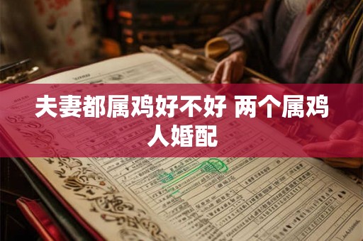 夫妻都属鸡好不好 两个属鸡人婚配