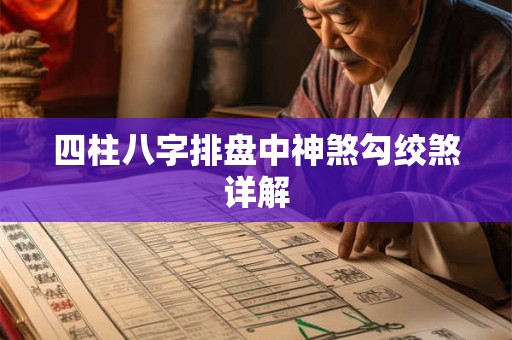 四柱八字排盘中神煞勾绞煞详解
