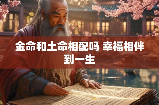 金命和土命相配吗 幸福相伴到一生