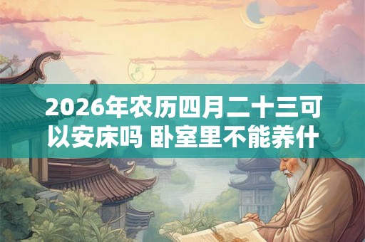 2026年农历四月二十三可以安床吗 卧室里不能养什么花呢