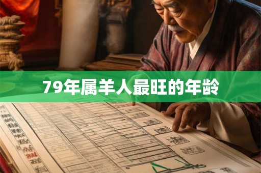 79年属羊人最旺的年龄