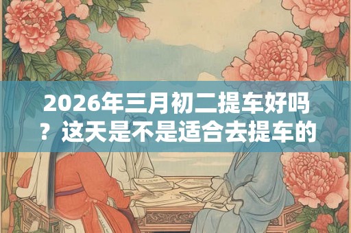 2026年三月初二提车好吗？这天是不是适合去提车的日子？