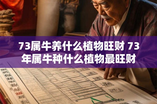 73属牛养什么植物旺财 73年属牛种什么植物最旺财