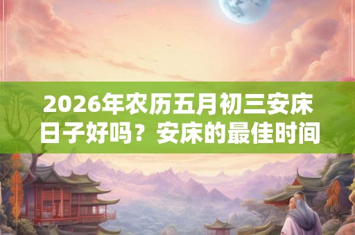 2026年农历五月初三安床日子好吗？安床的最佳时间？