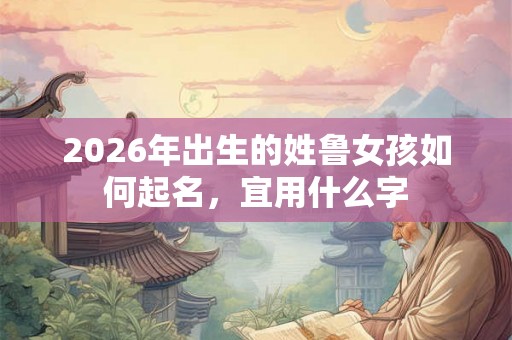 2026年出生的姓鲁女孩如何起名，宜用什么字