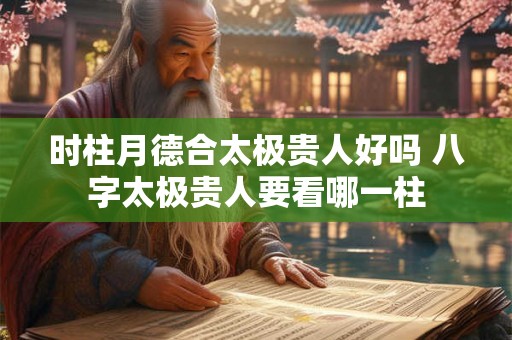 时柱月德合太极贵人好吗 八字太极贵人要看哪一柱