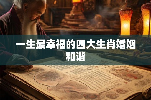 一生最幸福的四大生肖婚姻和谐
