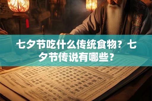 七夕节吃什么传统食物？七夕节传说有哪些？