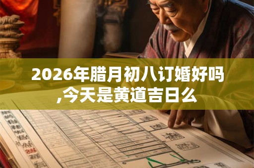 2026年腊月初八订婚好吗,今天是黄道吉日么