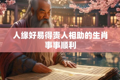人缘好易得贵人相助的生肖事事顺利