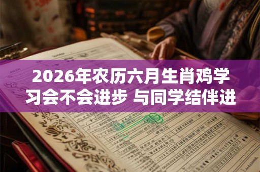 2026年农历六月生肖鸡学习会不会进步 与同学结伴进步