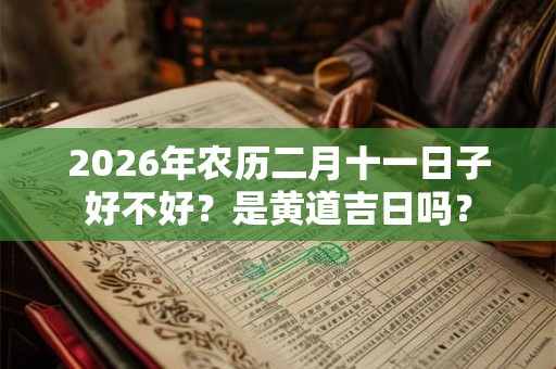 2026年农历二月十一日子好不好？是黄道吉日吗？