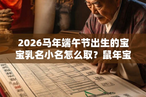 2026马年端午节出生的宝宝乳名小名怎么取？鼠年宝宝起名忌用什么字？