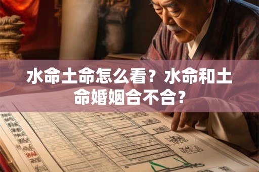 水命土命怎么看？水命和土命婚姻合不合？