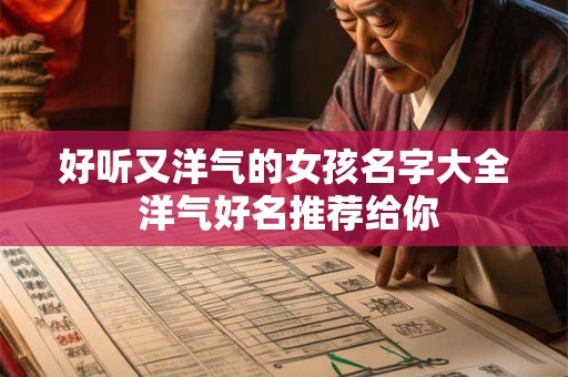 好听又洋气的女孩名字大全 洋气好名推荐给你