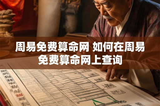 周易免费算命网 如何在周易免费算命网上查询