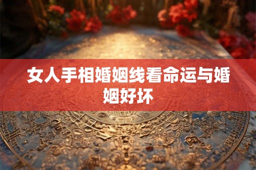 女人手相婚姻线看命运与婚姻好坏