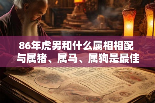 86年虎男和什么属相相配 与属猪、属马、属狗是最佳组合