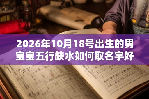 2026年10月18号出生的男宝宝五行缺水如何取名字好