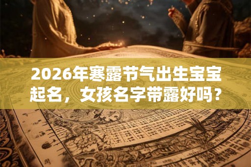 2026年寒露节气出生宝宝起名,女孩名字带露好吗? 2026年寒露节气出生宝宝起名,女孩名字带露好吗?