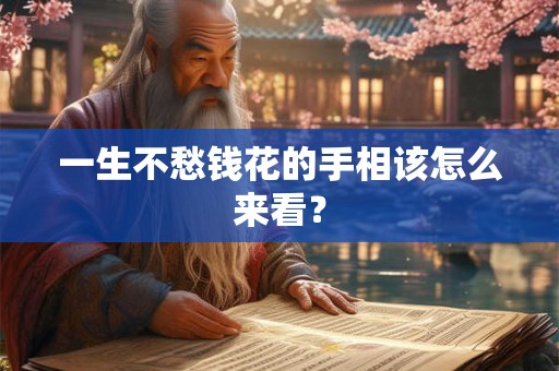 一生不愁钱花的手相该怎么来看？
