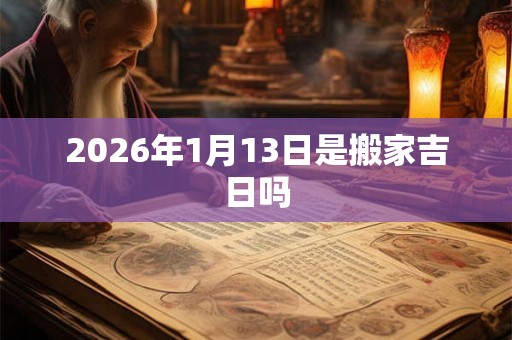 2026年1月13日是搬家吉日吗 2026年1月13日是搬家吉日吗