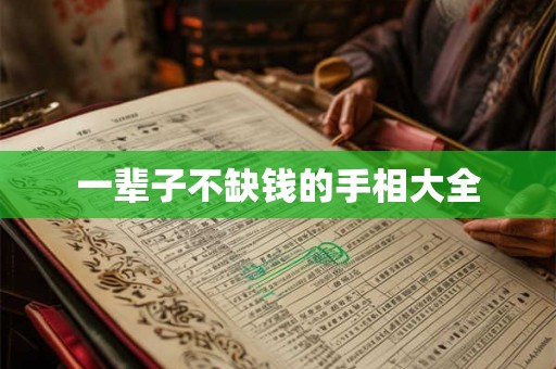 一辈子不缺钱的手相大全