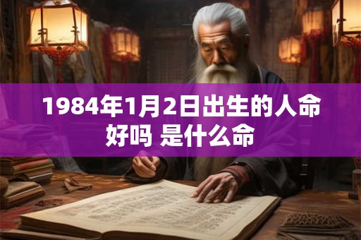 1984年1月2日出生的人命好吗 是什么命