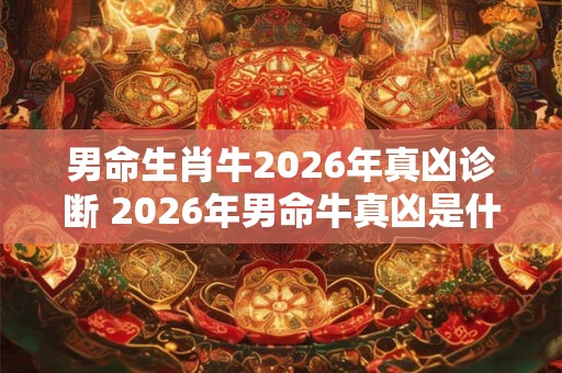 男命生肖牛2026年真凶诊断 2026年男命牛真凶是什么