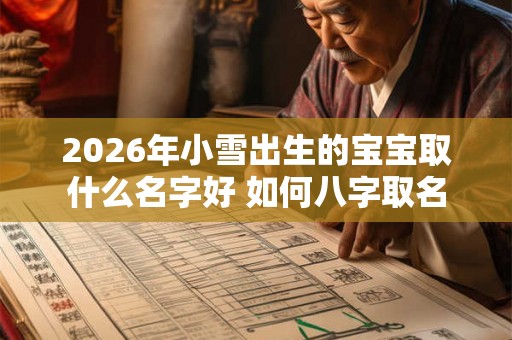 2026年小雪出生的宝宝取什么名字好 如何八字取名