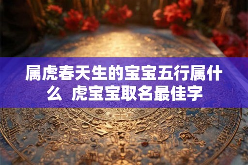 属虎春天生的宝宝五行属什么  虎宝宝取名最佳字