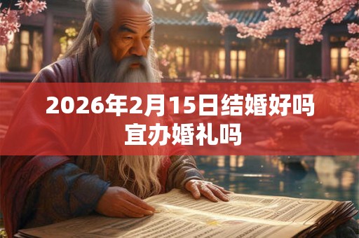 2026年2月15日结婚好吗 宜办婚礼吗