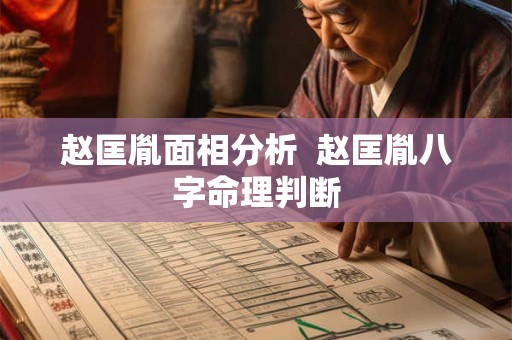 赵匡胤面相分析  赵匡胤八字命理判断