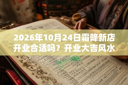 2026年10月24日霜降新店开业合适吗?开业大吉风水讲究? 2026年10月24日霜降新店开业合适吗?开业大吉风水讲究?