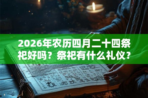 2026年农历四月二十四祭祀好吗？祭祀有什么礼仪？