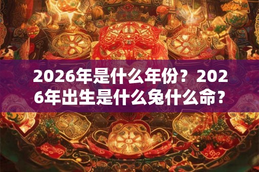 2026年是什么年份?2026年出生是什么兔什么命? 2026年是什么年份?2026年出生是什么兔什么命?