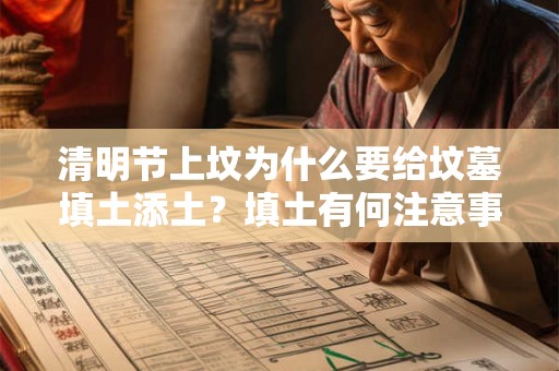 清明节上坟为什么要给坟墓填土添土?填土有何注意事项? 清明节上坟为什么要给坟墓填土添土?填土有何注意事项?
