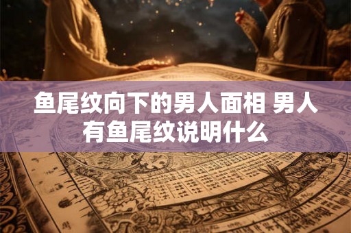 鱼尾纹向下的男人面相 男人有鱼尾纹说明什么 鱼尾纹向下的男人面相 男人有鱼尾纹说明什么