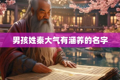 男孩姓秦大气有涵养的名字