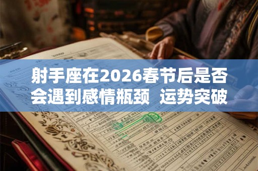 射手座在2026春节后是否会遇到感情瓶颈  运势突破