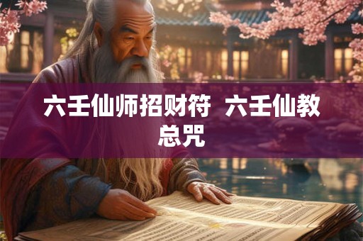 六壬仙师招财符  六壬仙教总咒