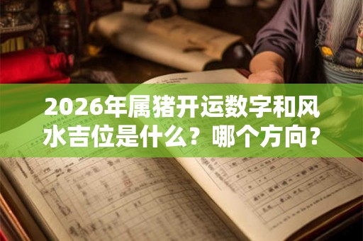 2026年属猪开运数字和风水吉位是什么？哪个方向？