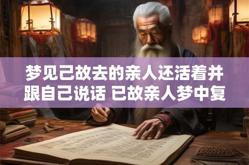 梦见己故去的亲人还活着并跟自己说话 已故亲人梦中复活